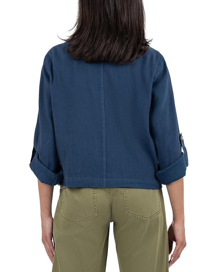 Raglan Sleeve Jacket With Cinch Hem Product Image