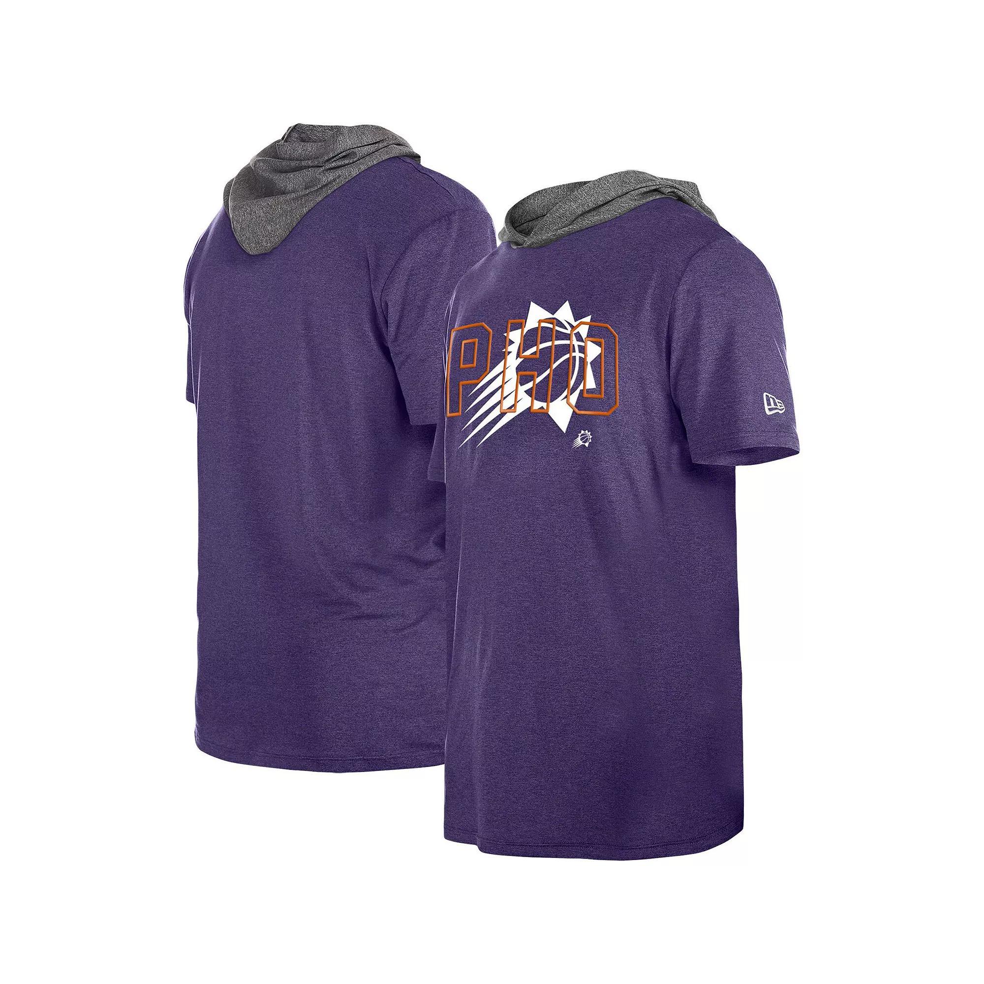 Men's New Era Purple Phoenix Suns Active Hoodie T-Shirt, Size: XL, Phx Purple Product Image