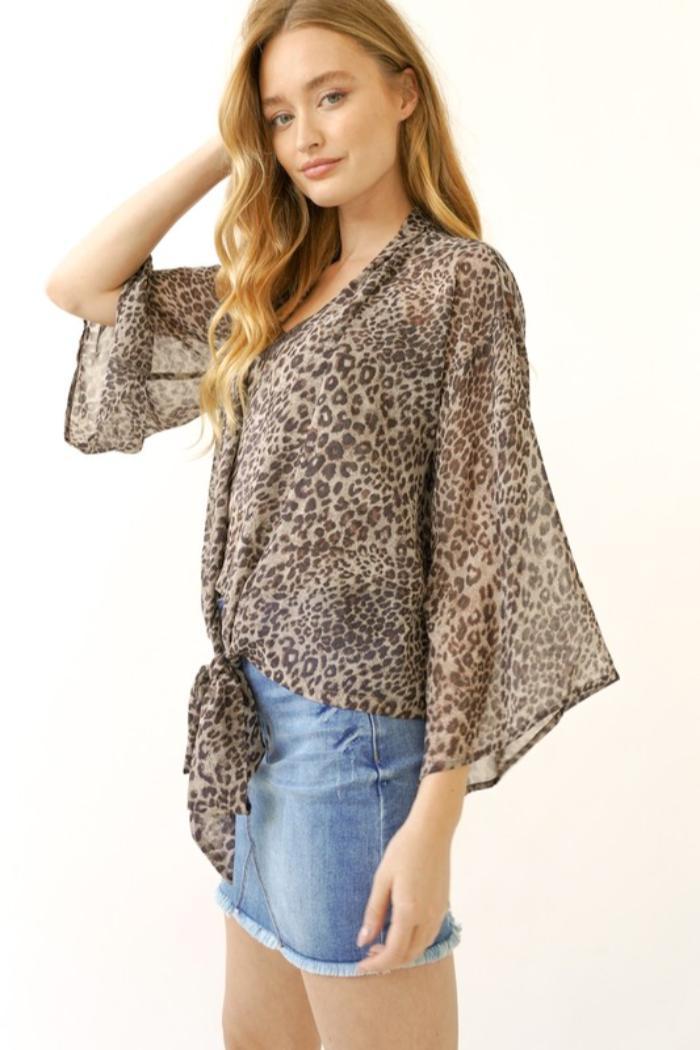 Leopard Kimono Product Image