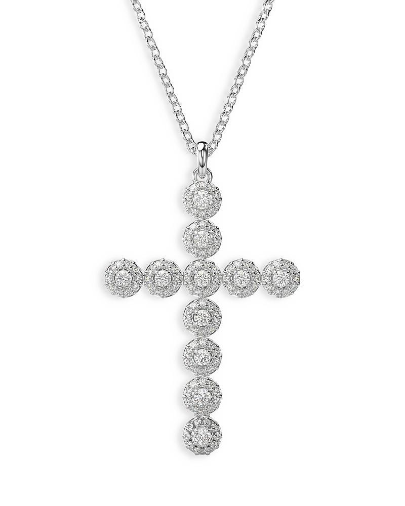 Swarovski Insigne Crystal Cross Pendant Necklace, 15.75-18.5 Product Image