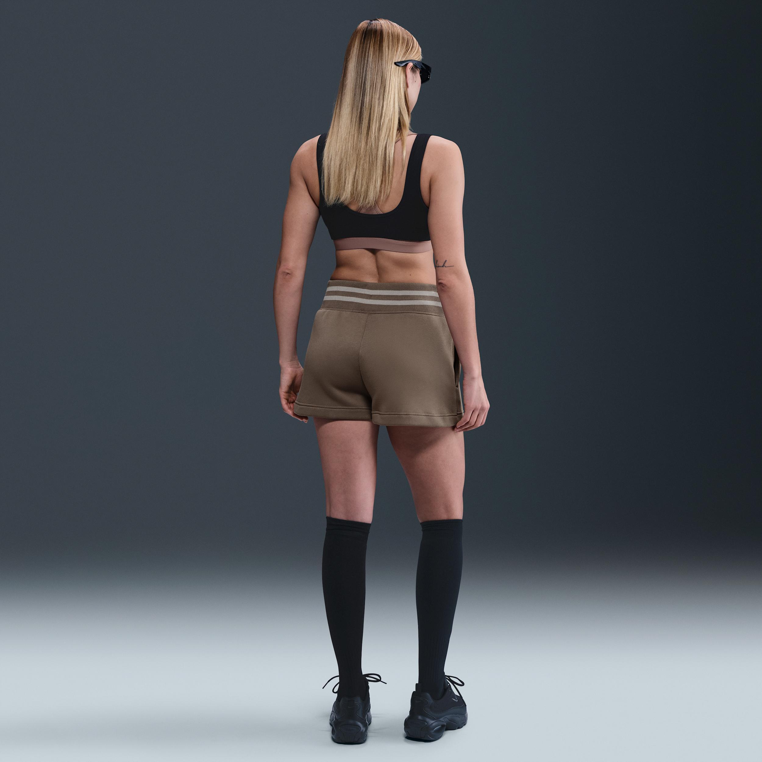 Women's Nike Sportswear Phoenix Fleece High-Waisted Loose Graphic Shorts Product Image