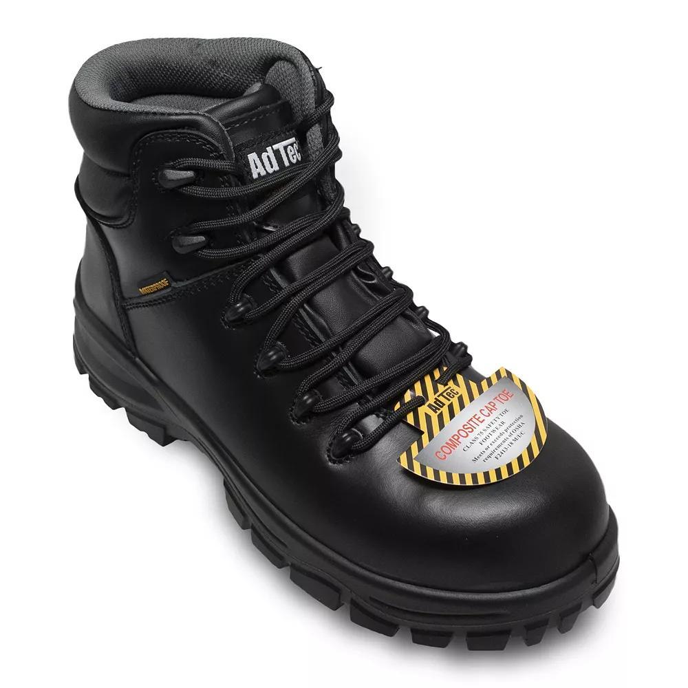 AdTec 8903 Women's Waterproof Composite Toe Work Boots, Size: 6, Brown Product Image