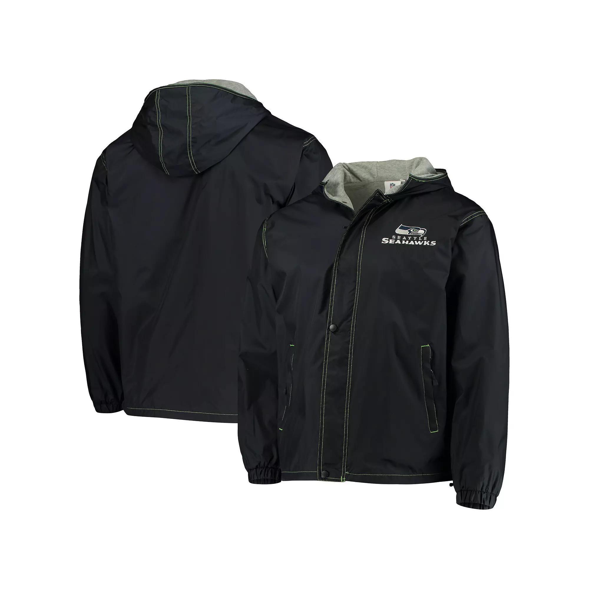 Mens Dunbrooke Seattle Seahawks Logo Legacy Stadium Full-Zip Jacket Blue Product Image