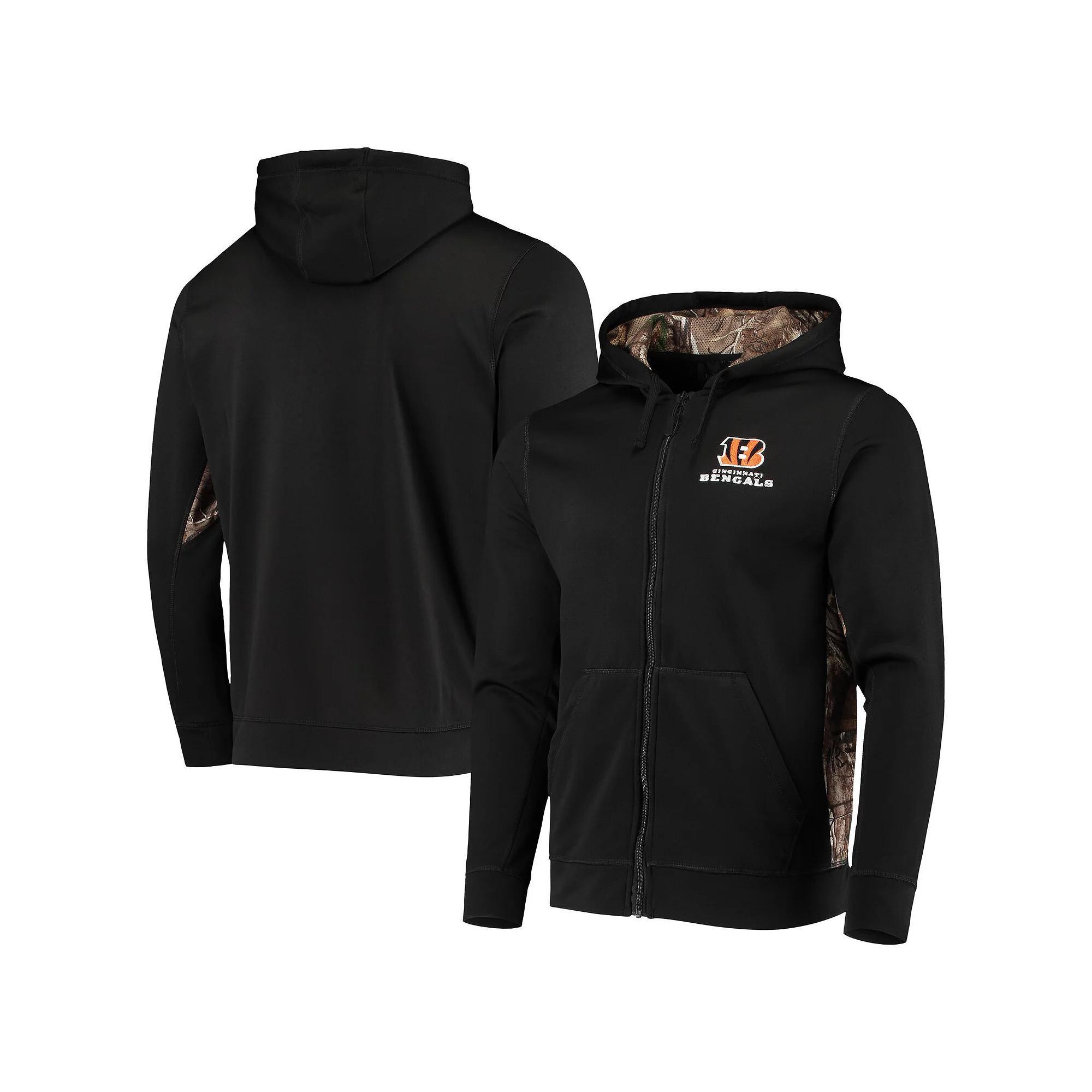 Mens Dunbrooke /Realtree Camo Cincinnati Bengals Decoy Tech Fleece Full-Zip Hoodie Product Image