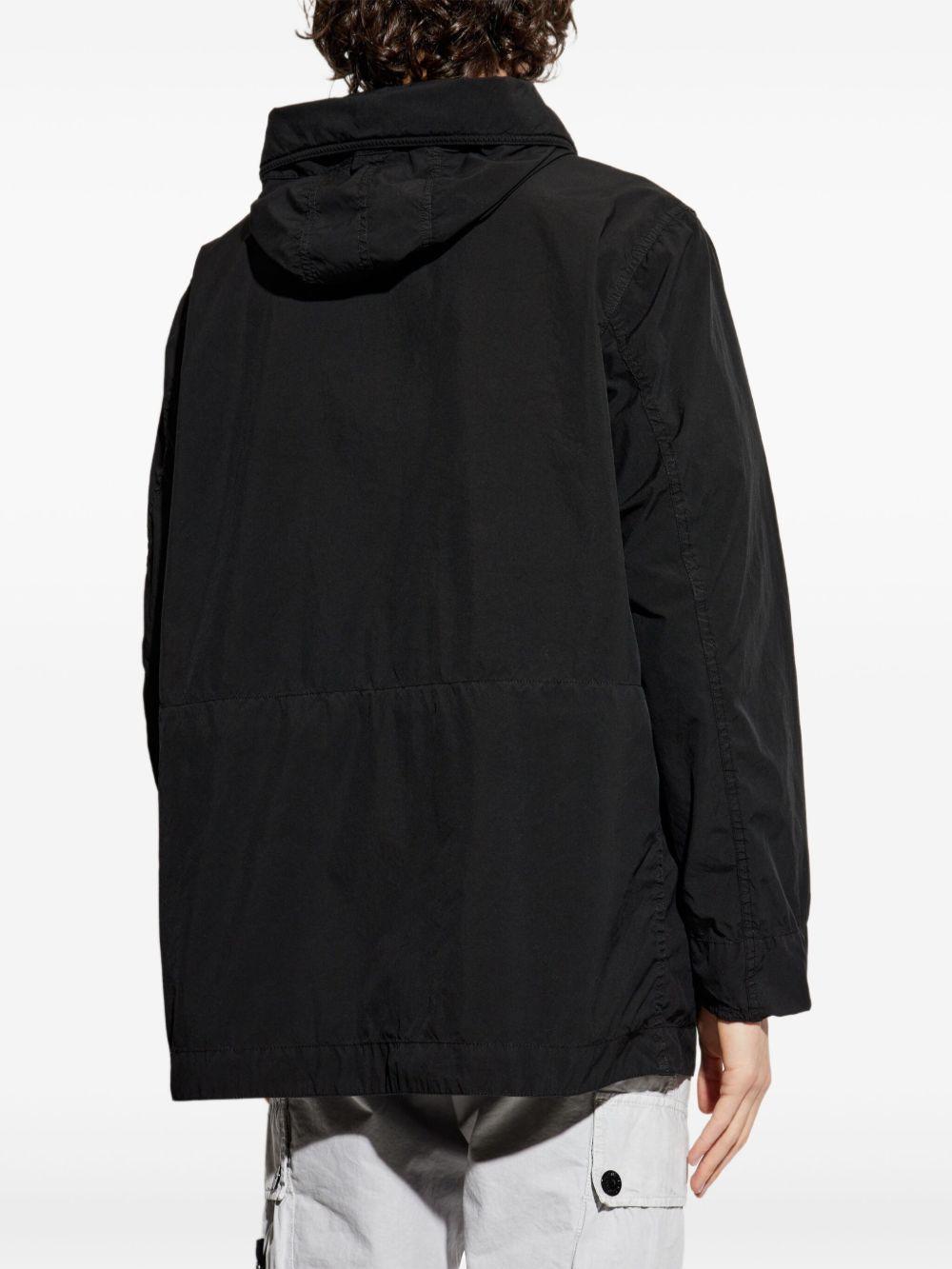 Compass-patch parka jacket Product Image