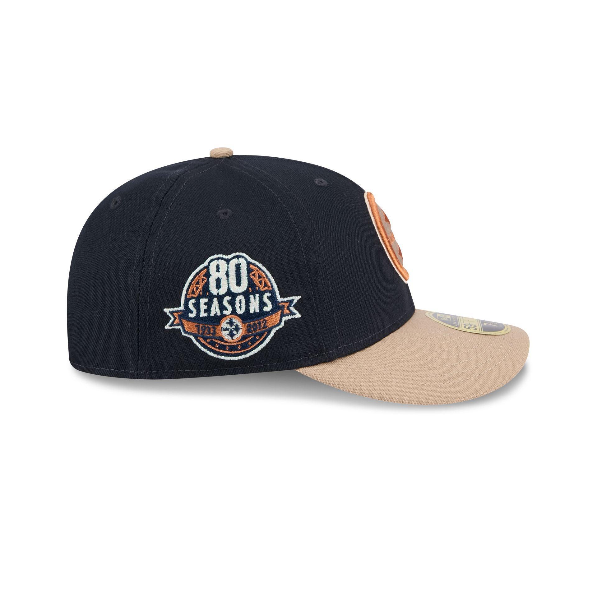 Pittsburgh Steelers Blue Ivory Low Profile 59FIFTY Fitted Hat Male Product Image