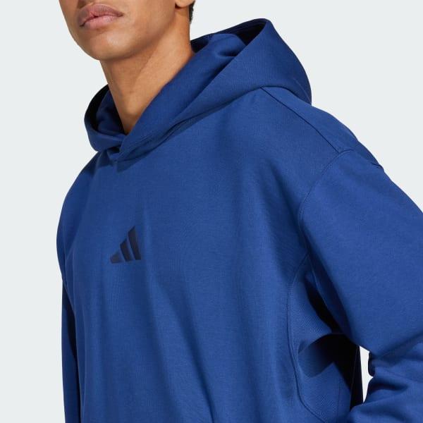 adidas ALL SZN Fleece Hoodie True Pink L Mens Product Image