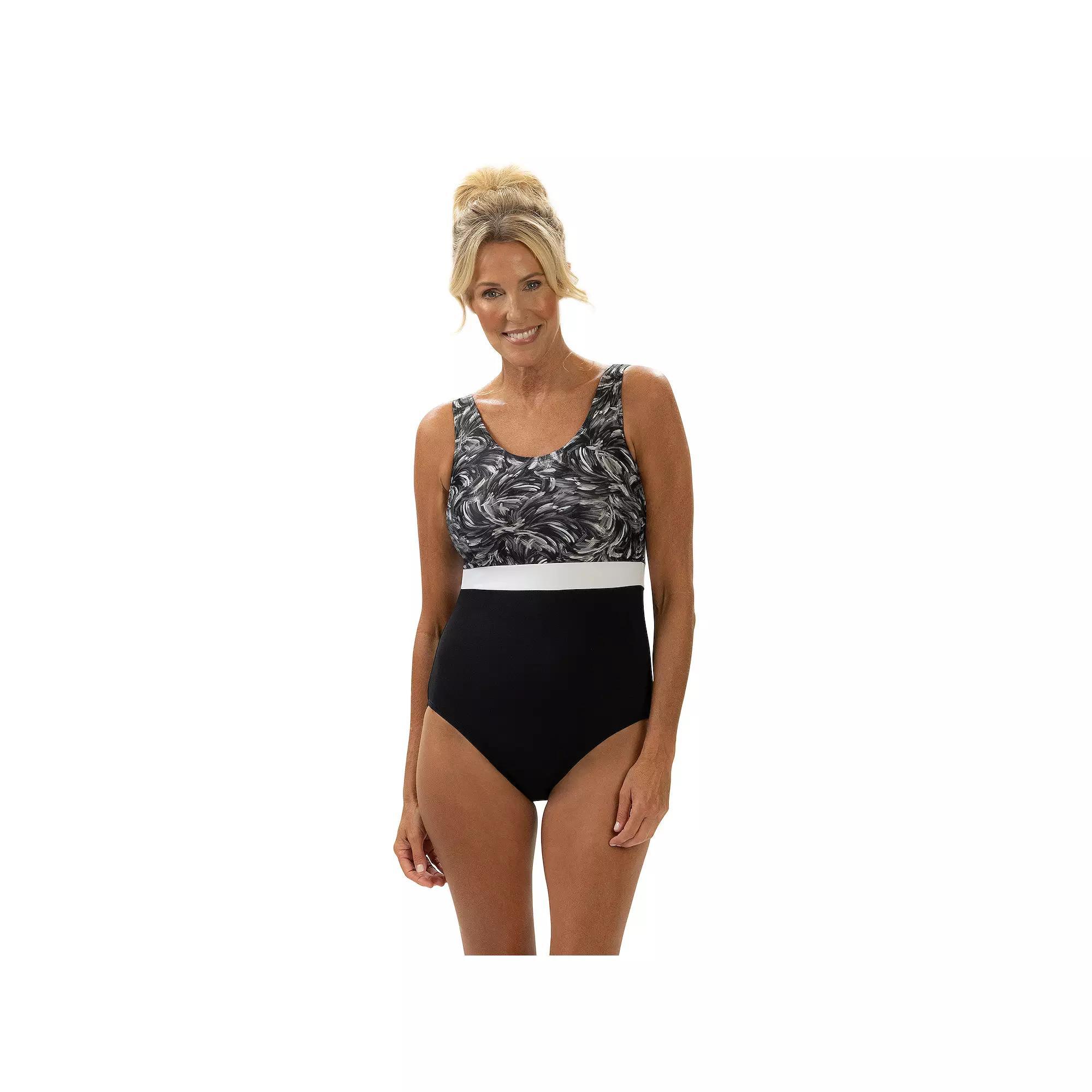 Women's Dolfin Scoop Back One-Piece Swimsuit, Size: 22, Oasis Product Image