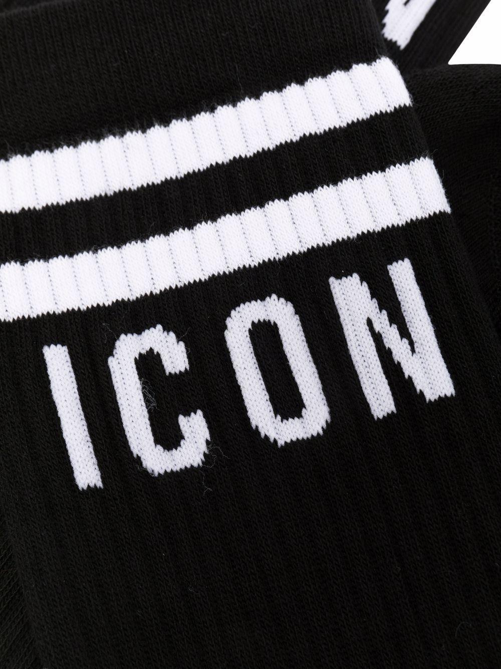 intarsia-knit logo socks Product Image