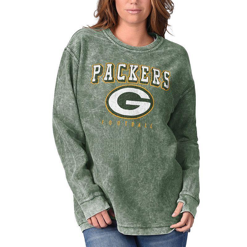 Womens G-III 4Her by Carl Banks Bay Packers Comfy Cord Pullover Sweatshirt Product Image