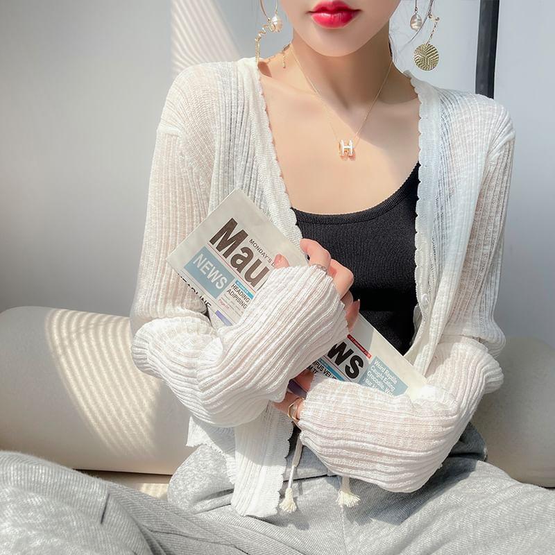 Sheer Cardigan Product Image