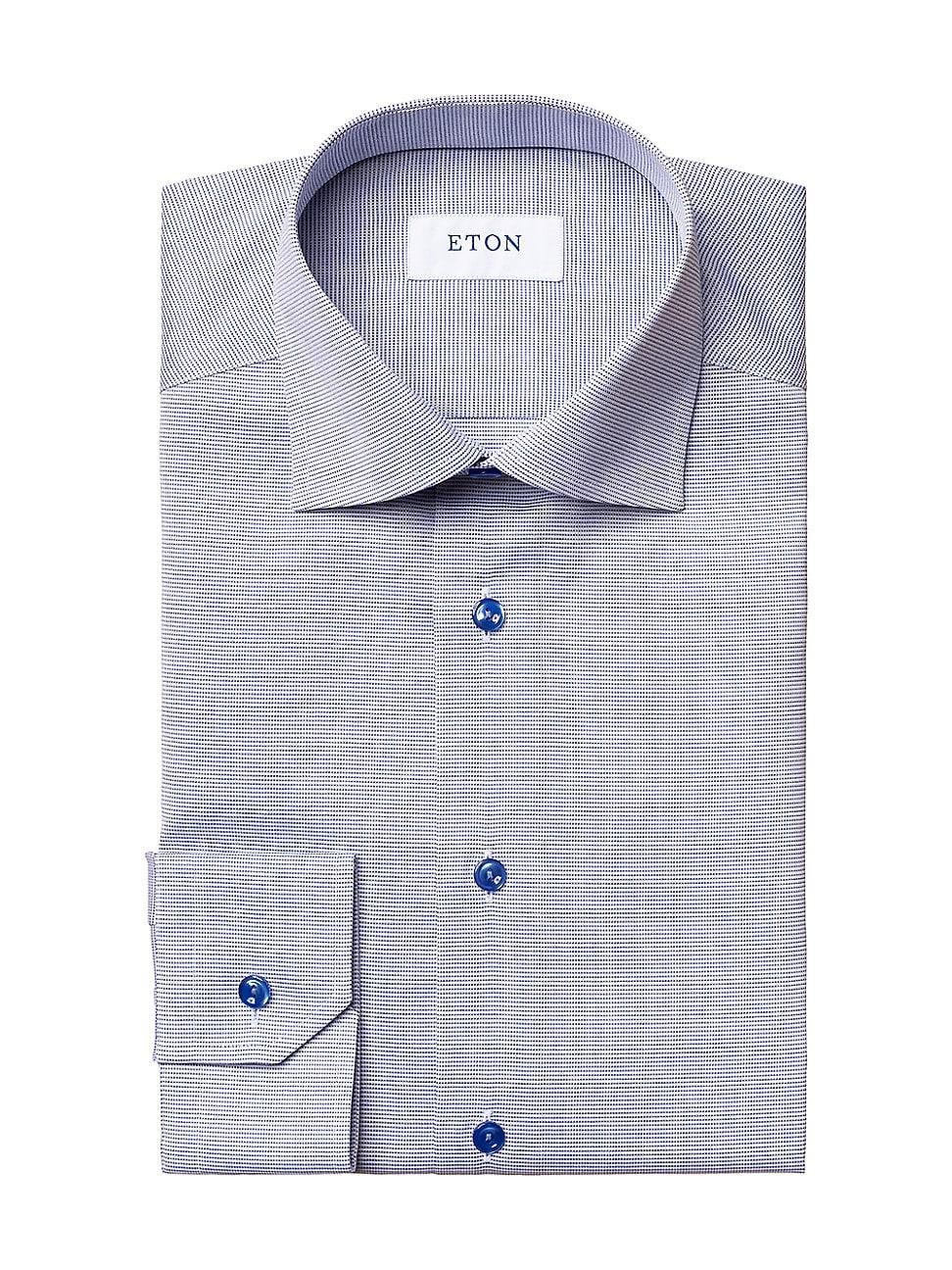 Eton Slim Fit Textured Solid Shirt Product Image