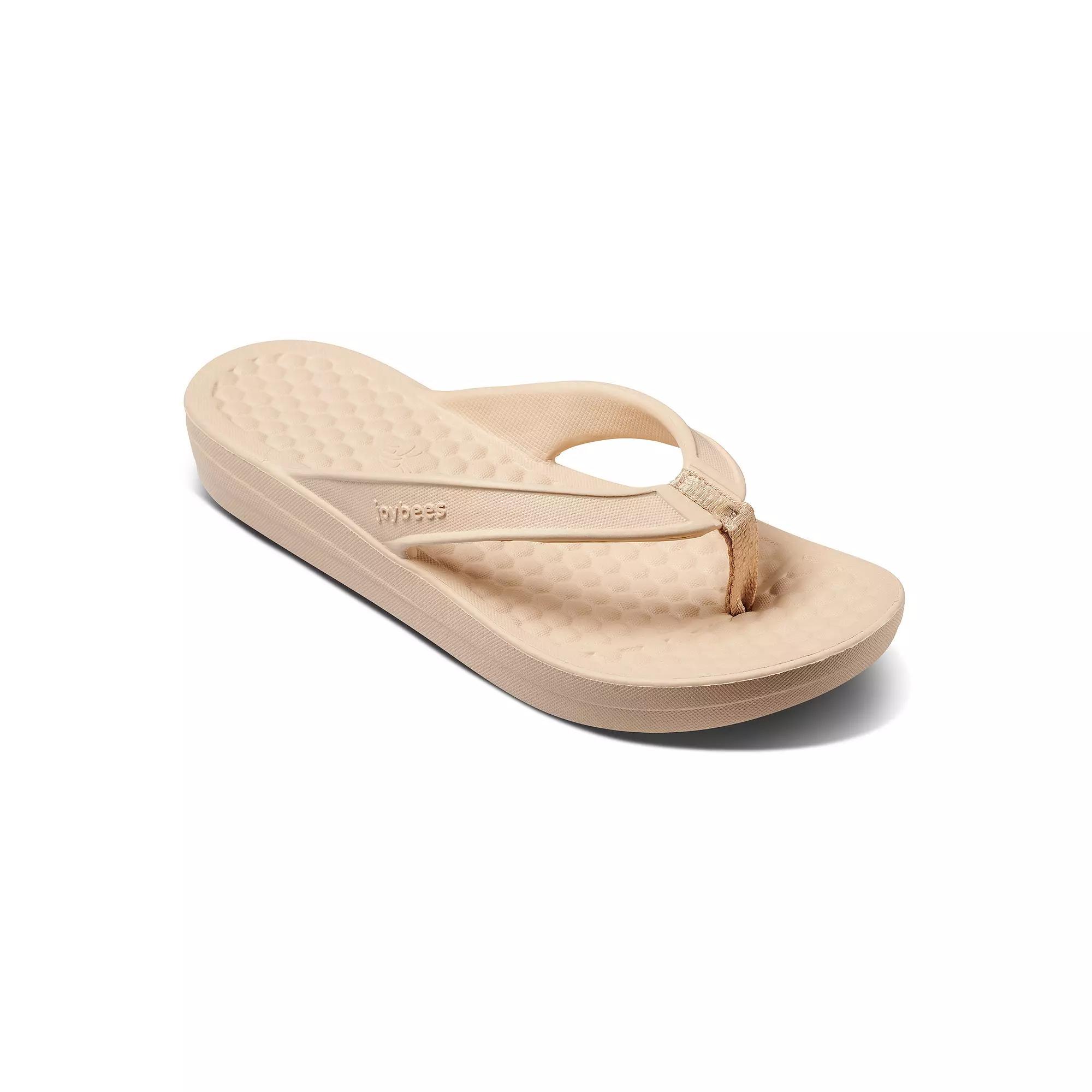 Joybees Varsity Women's Flip Flop Sandals, Size: 11, Frappe Product Image