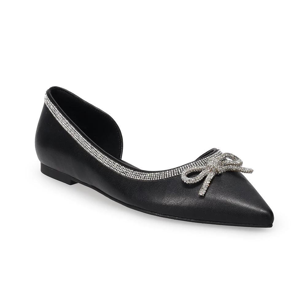 Apt Emmalyn Womens Pointed Toe Bow Flats Product Image