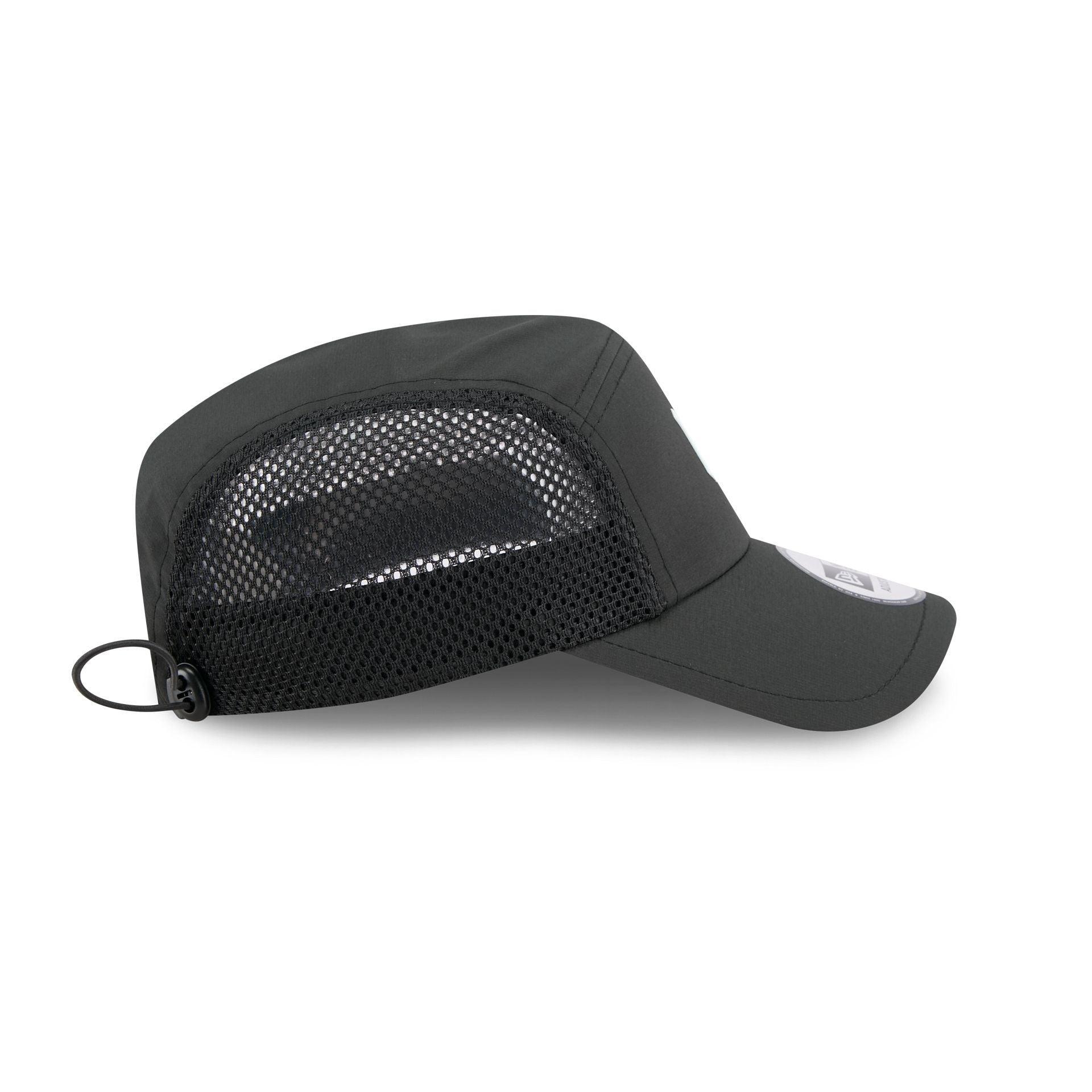 New York Yankees Black Poly Runner Adjustable Hat Male Product Image