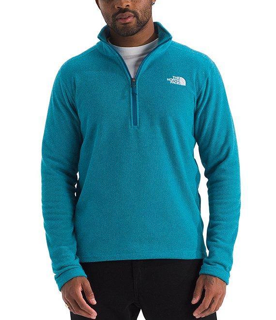 The North Face Textured Cap Rock Long Sleeve 1/4 Zip Pullover Product Image