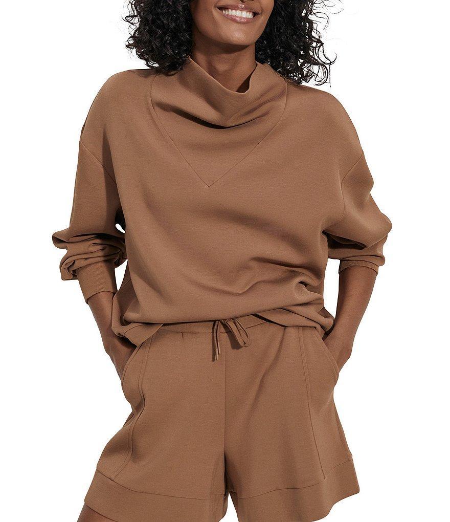 Varley Betsy Sweat Cowl High Neck Shirt Product Image