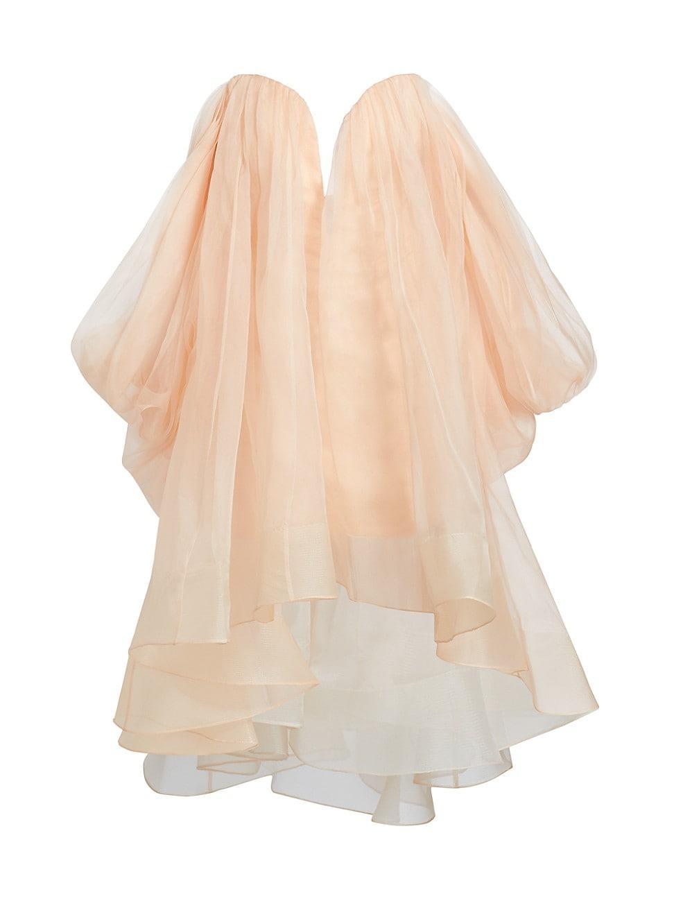 Womens Crush Strapless Tulle Minidress Product Image