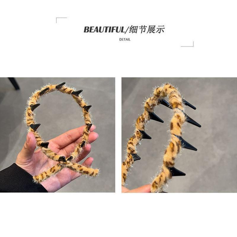 Leopard Print Fabric Headband Product Image