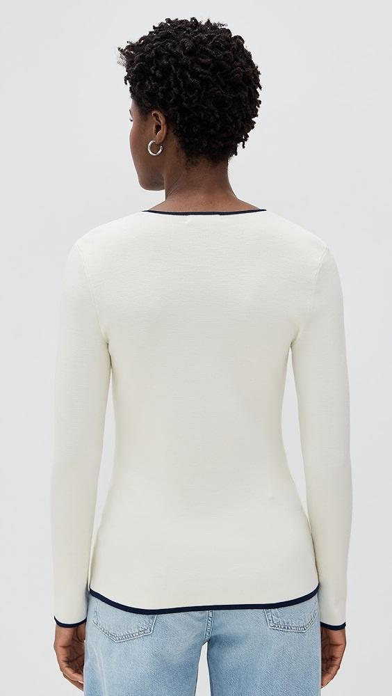rag & bone Ella Scoop Neck Zip Up Cardigan | Shopbop Product Image