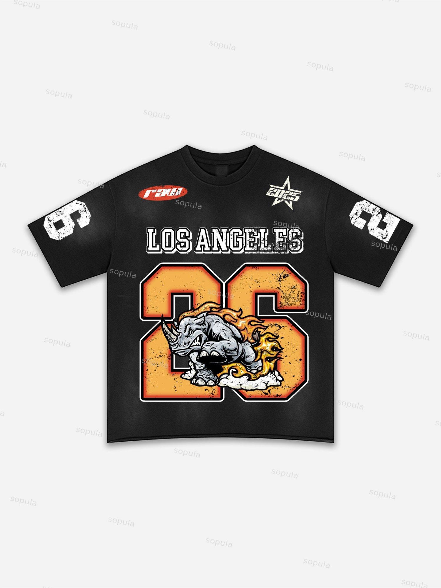 26 Legendary Animal Motion Vintage Graphic Washed T-shirt Product Image