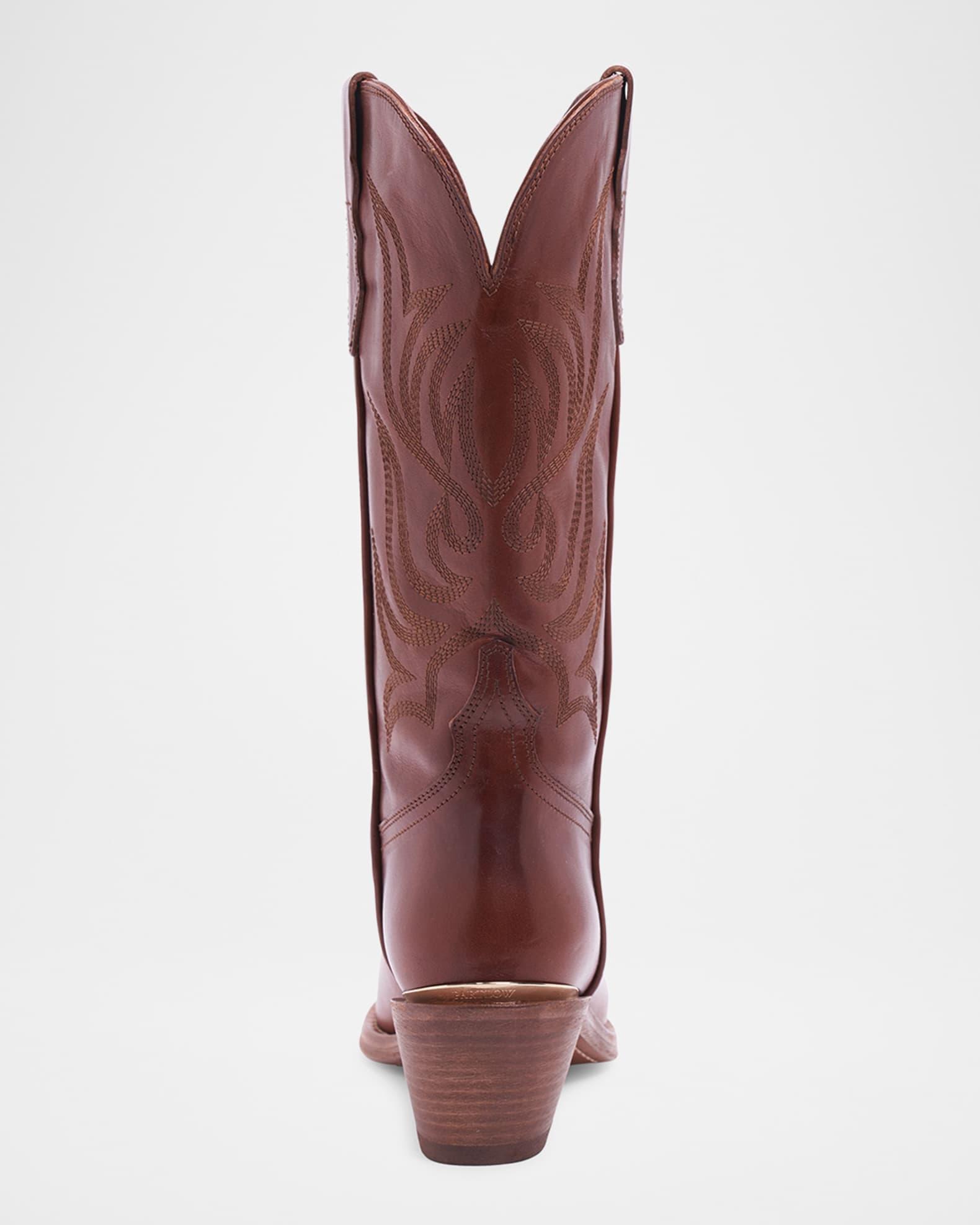 Gigi Leather Western Boots Product Image