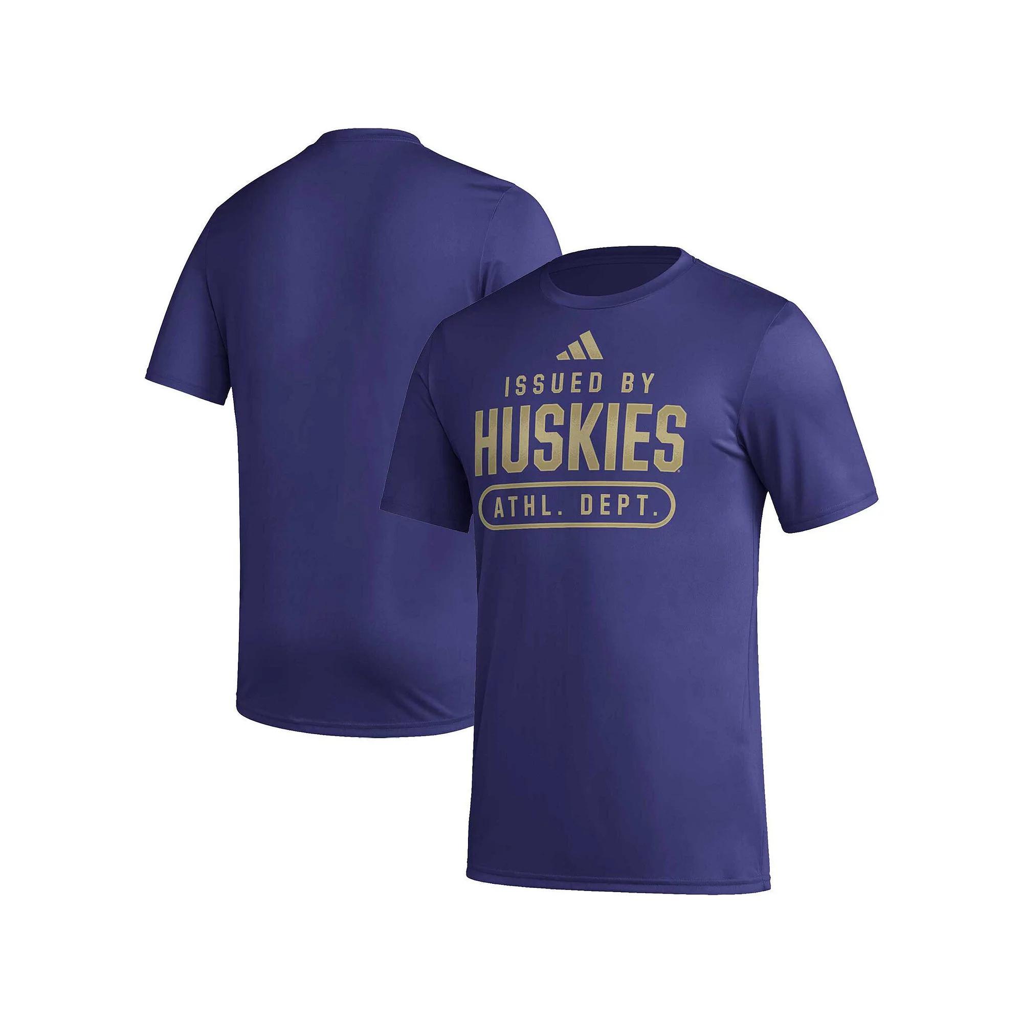 Mens adidas Miami Hurricanes Sideline AEROREADY Pregame T-Shirt Product Image