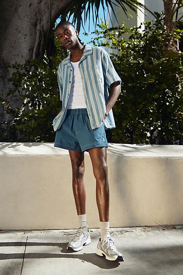 Standard Cloth Liam Stripe Crinkle Shirt Top Mens at Urban Outfitters Product Image