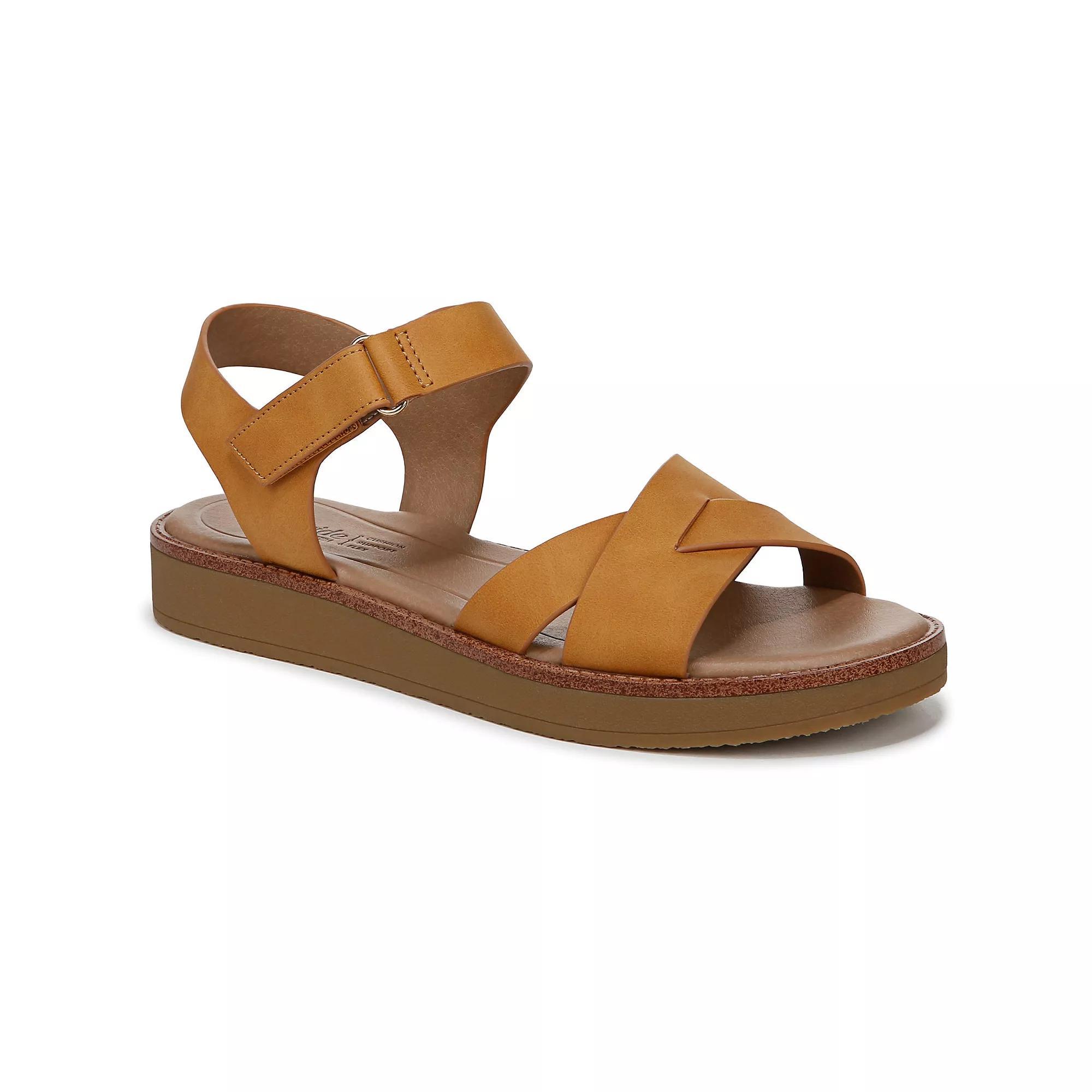 LifeStride Wren Women's Strappy Sandals, Size: 9, Gold Faux Leather Product Image