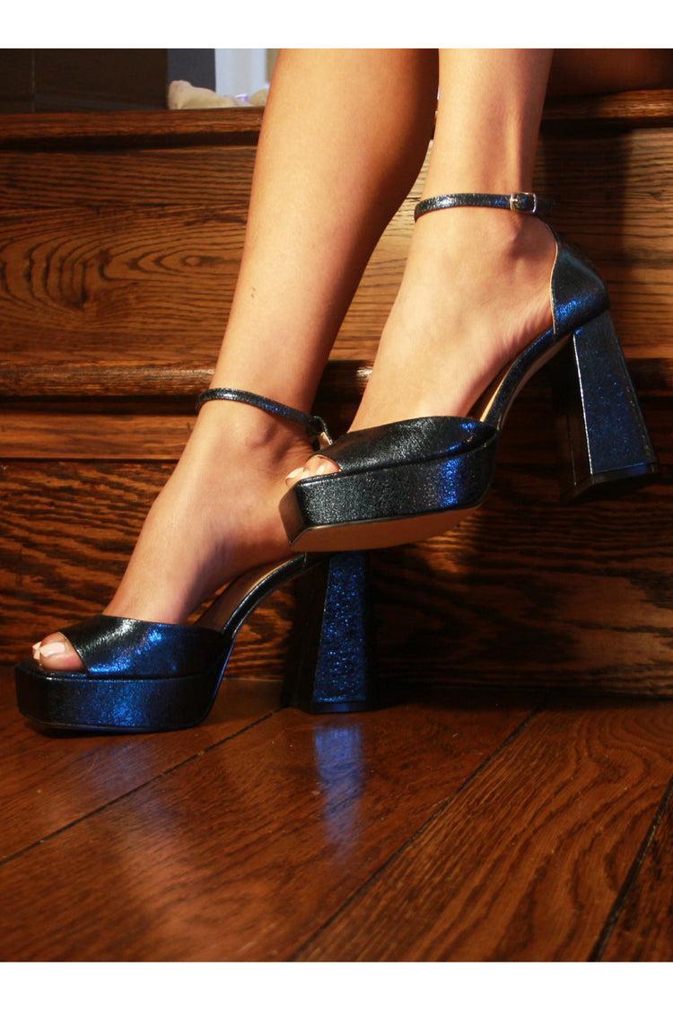 Chaser Metallic Platform Heels Product Image