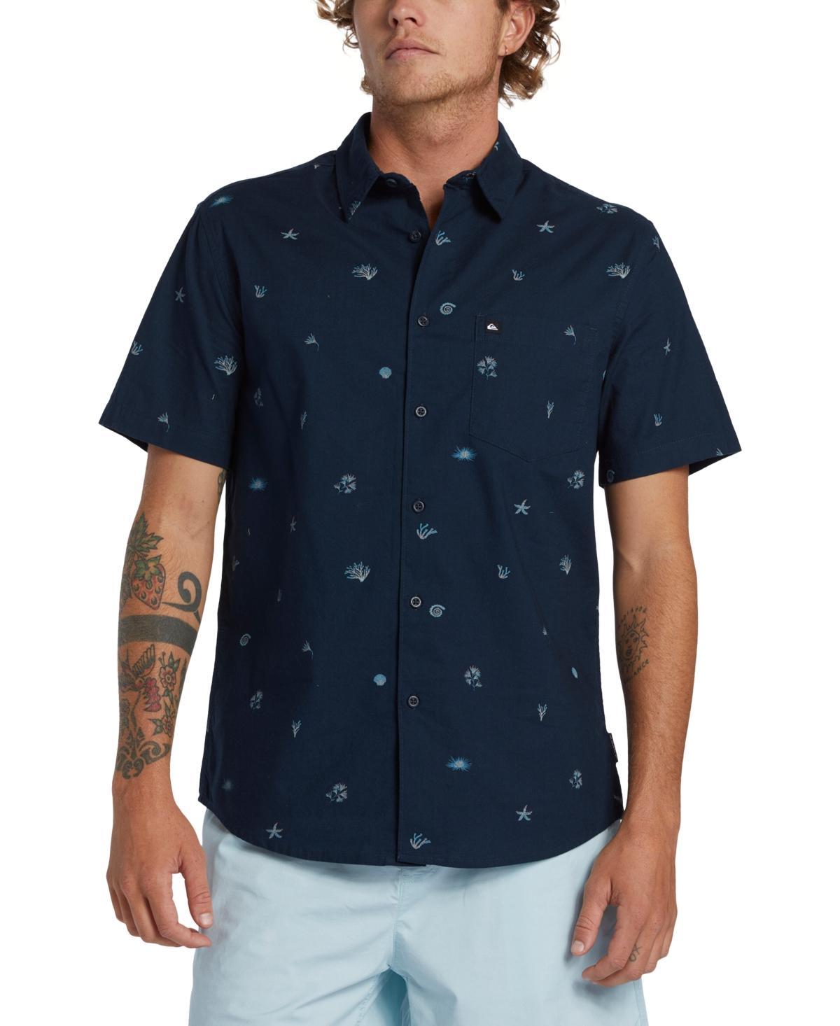 Quiksilver Mens Apero Classic Short Sleeve Button Down Shirt Product Image