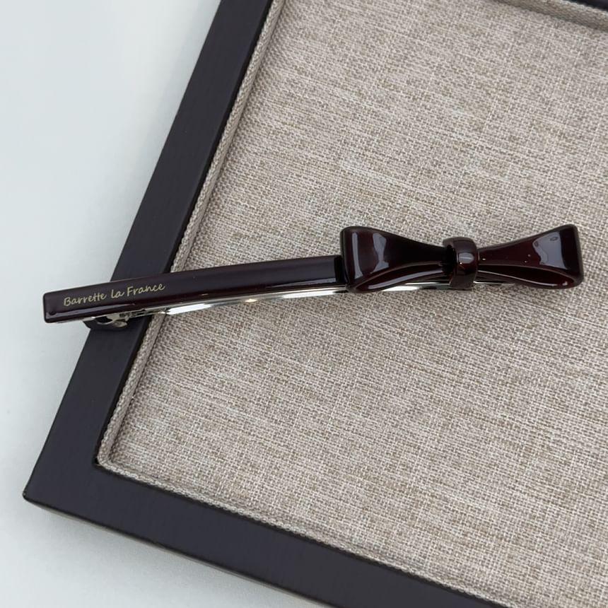 Bow Resin Hair Clip Product Image