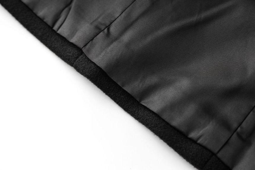 Collared Plain Button Belted Short Coat Product Image