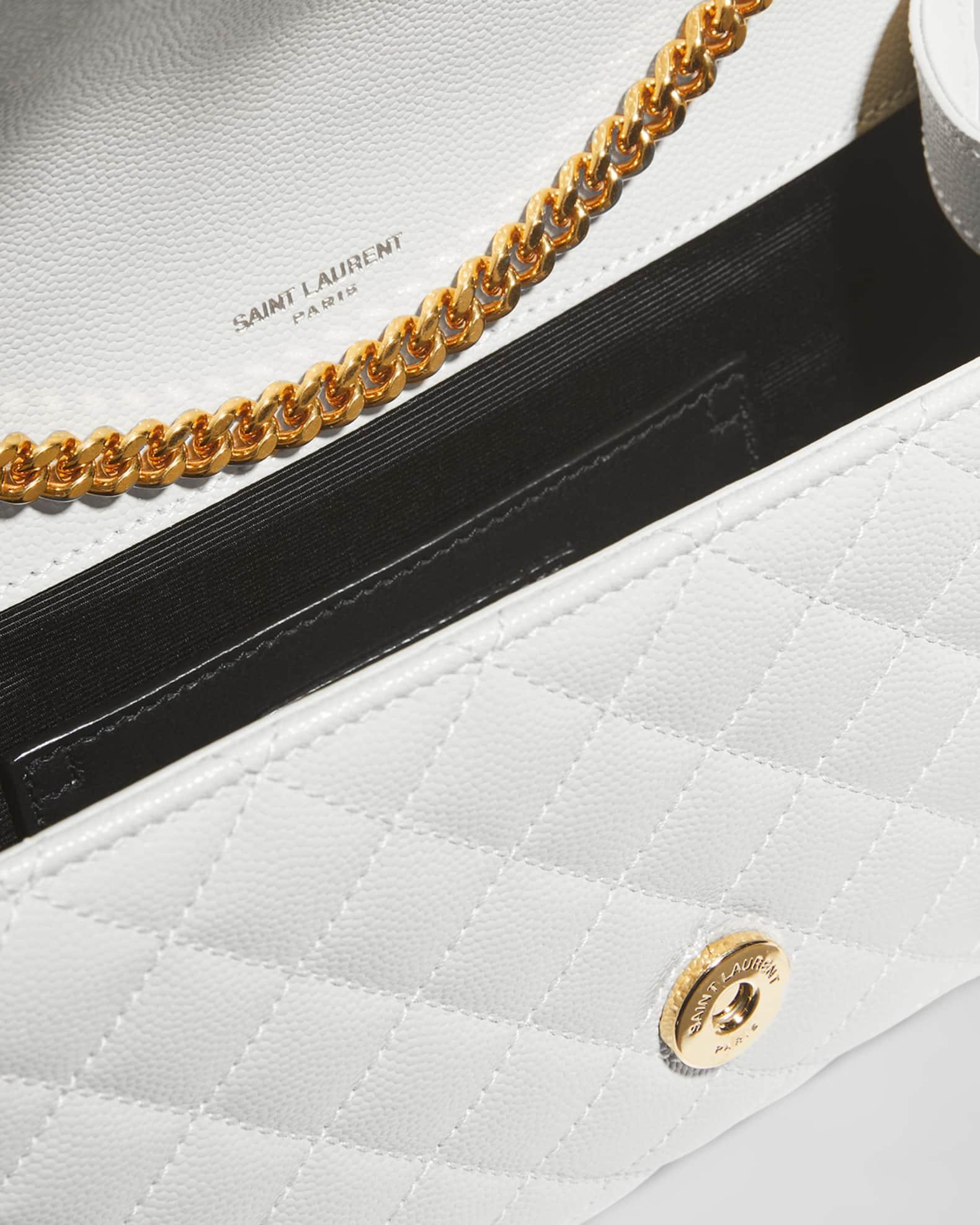 Envelope Triquilt Small YSL Shoulder Bag in Grained Leather Product Image