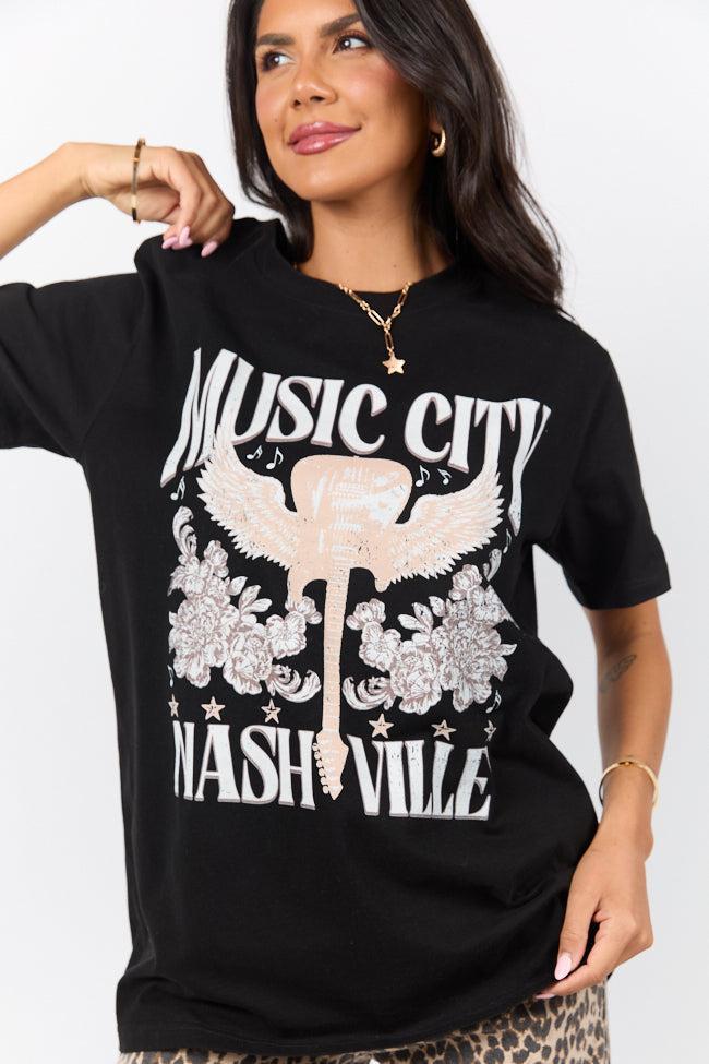 Music City Black Graphic Tee Product Image