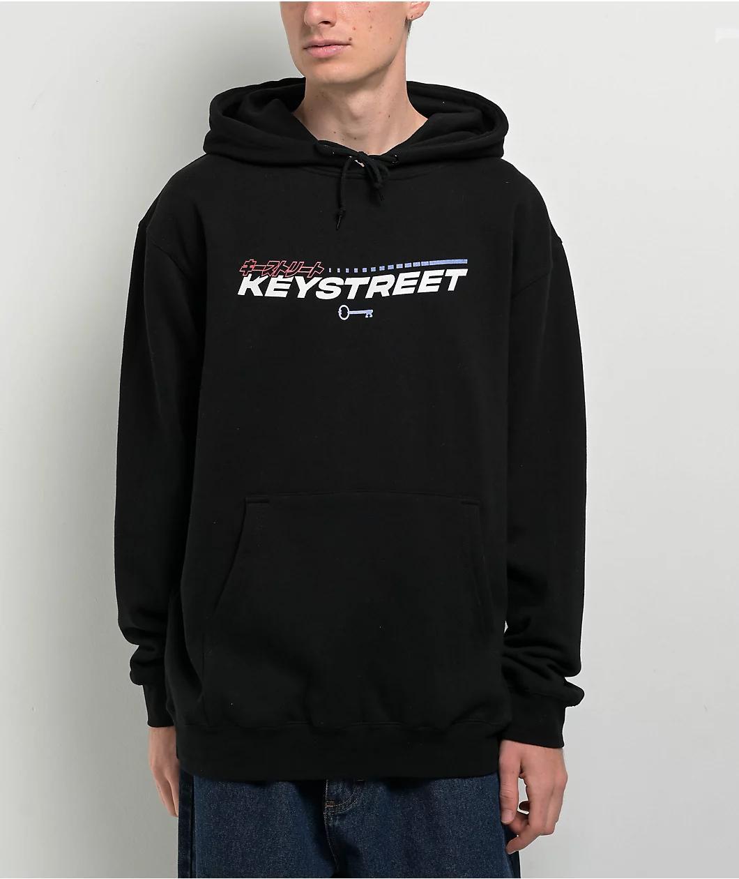 Key Street Send It Black Hoodie Product Image