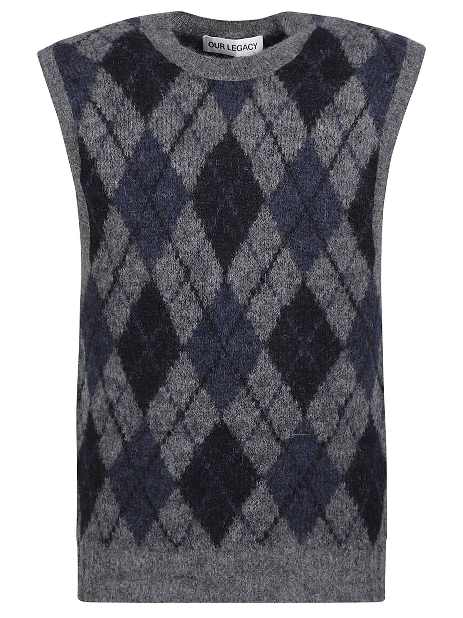 OUR LEGACY Formal Vest In Gray Product Image