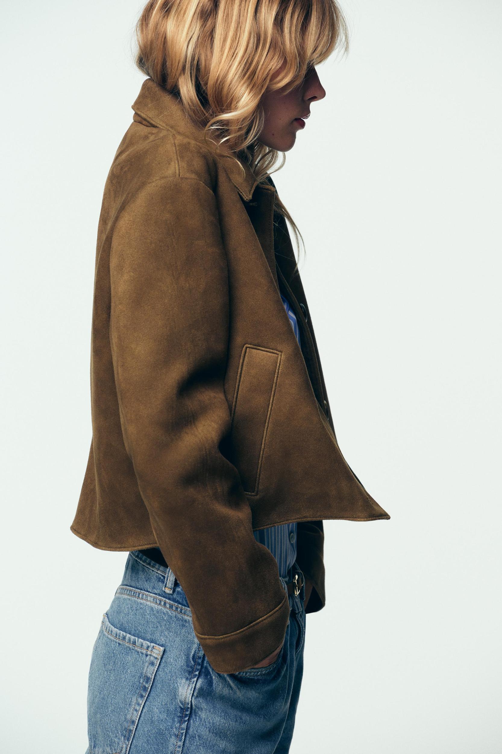 FAUX SUEDE JACKET Product Image
