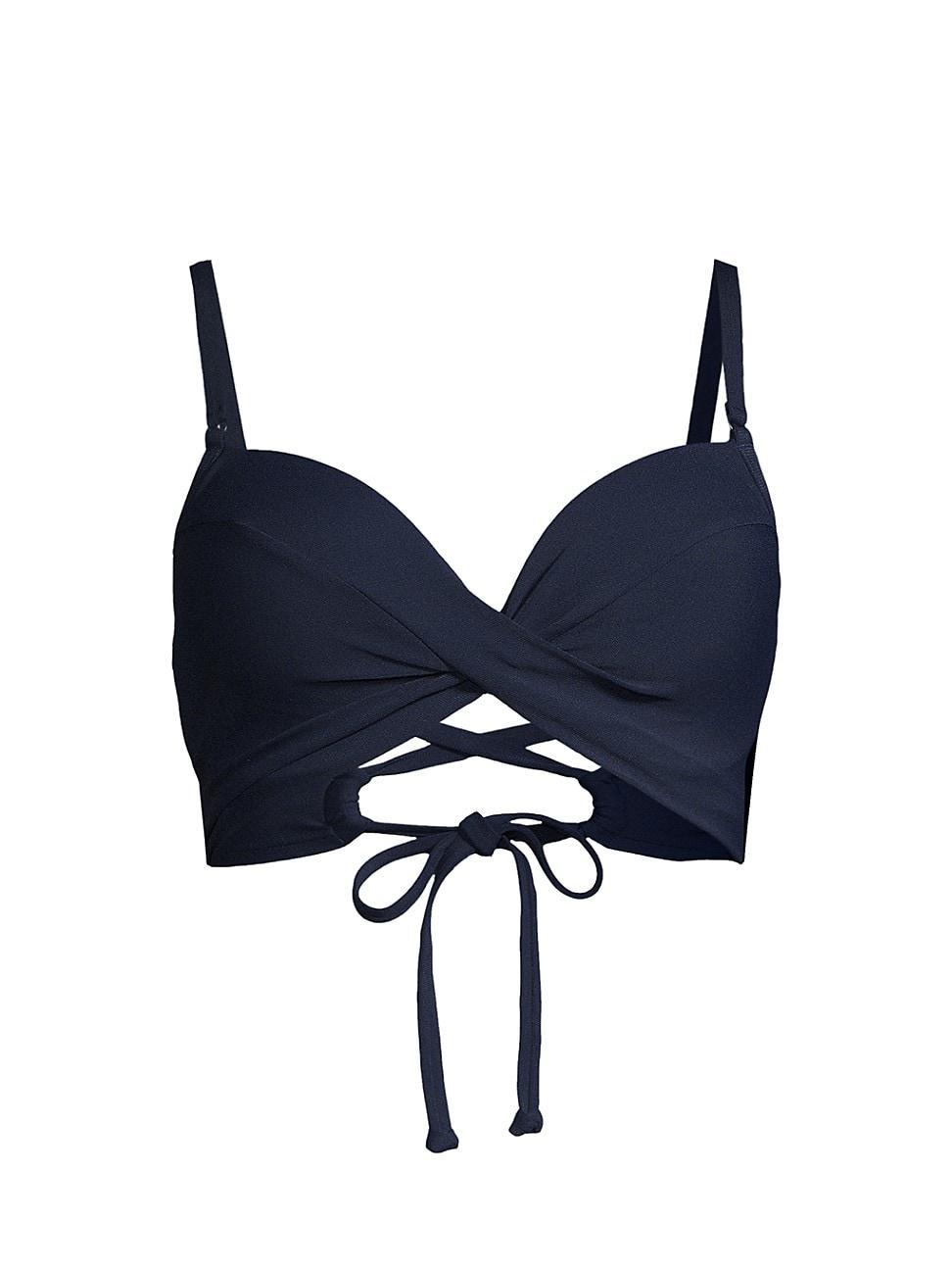 Womens Ava D-Cup Twisted Bikini Top Product Image