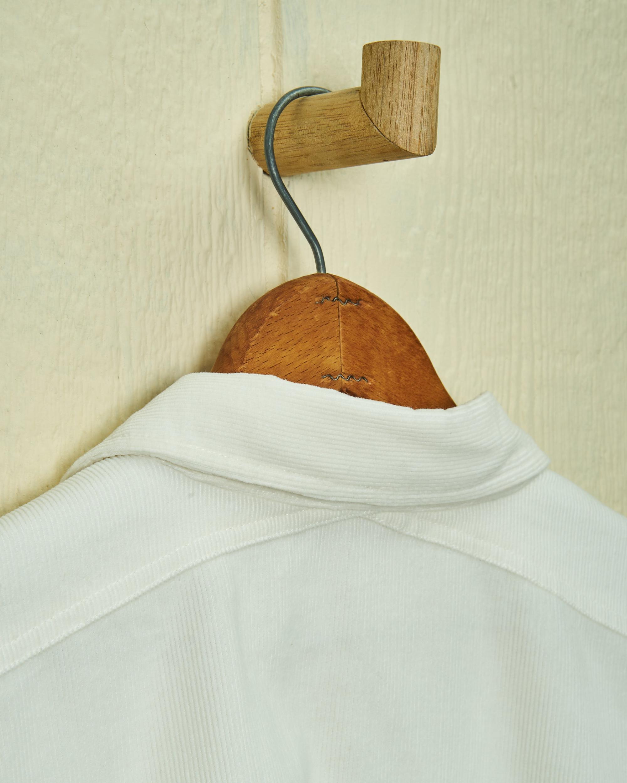 MacArthur Shirt in Off White Corduroy Product Image