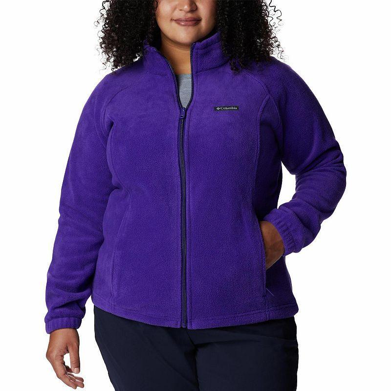Plus Size Columbia Benton Springs Full-Zip Fleece Jacket, Women's, Size: 2XL, Aquamarine Product Image