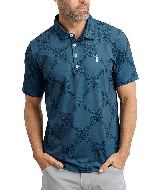 William Murray Short Sleeve Moose Mulligans Polo Shirt Product Image