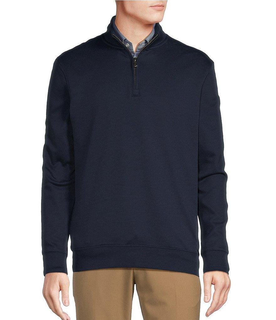 Daniel Cremieux Signature Label Honeycomb Quarter-Zip Pullover Product Image