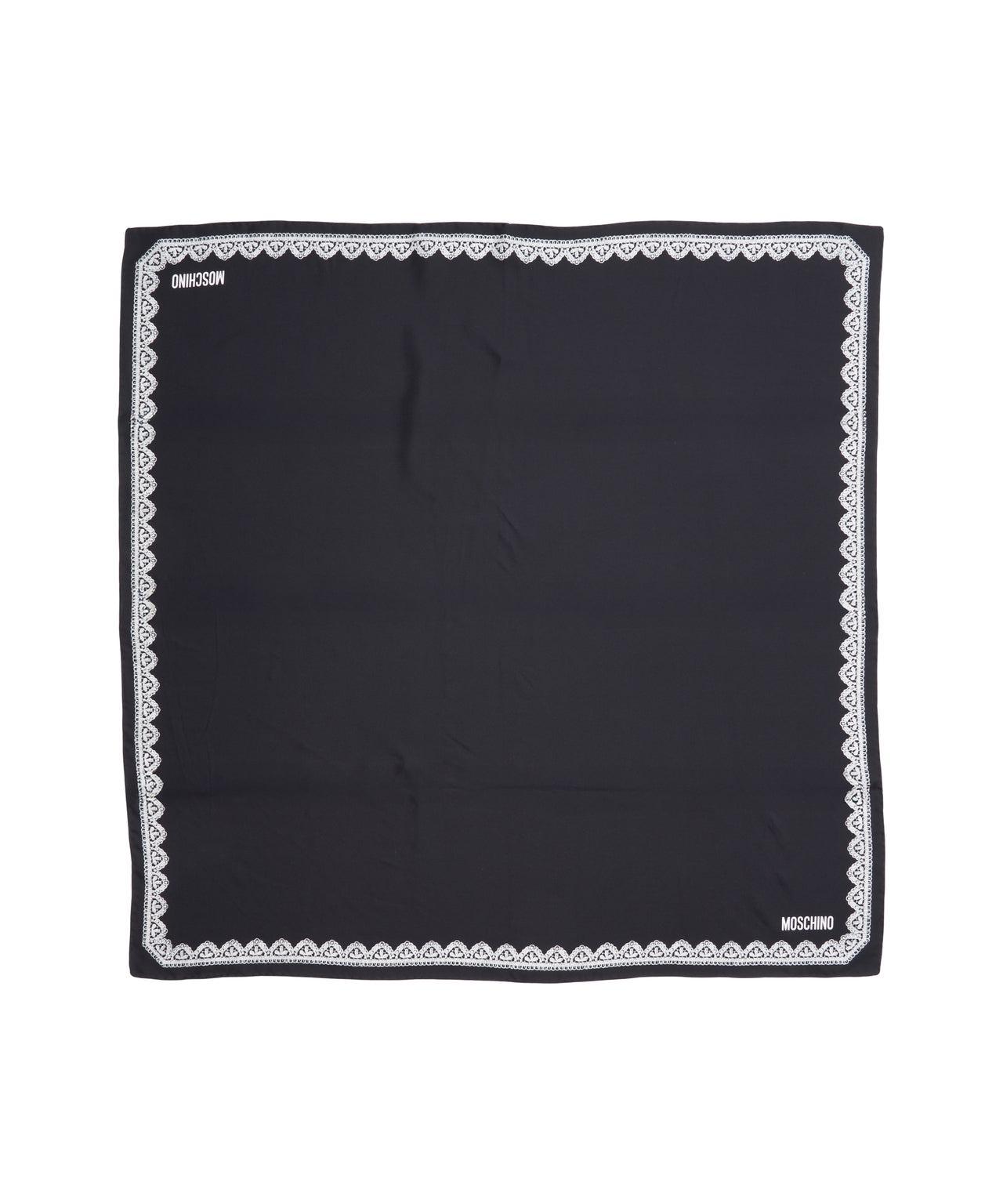 Silk scarf with lace pattern Product Image