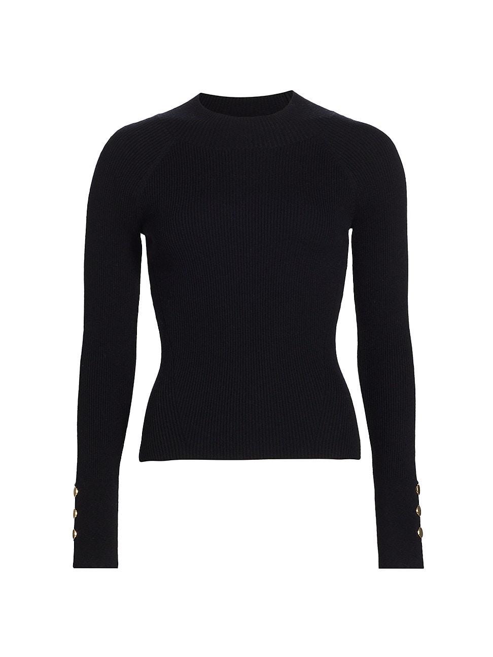 Derek Lam 10 Crosby Kassandra Ribbed Mock Neck Top Product Image