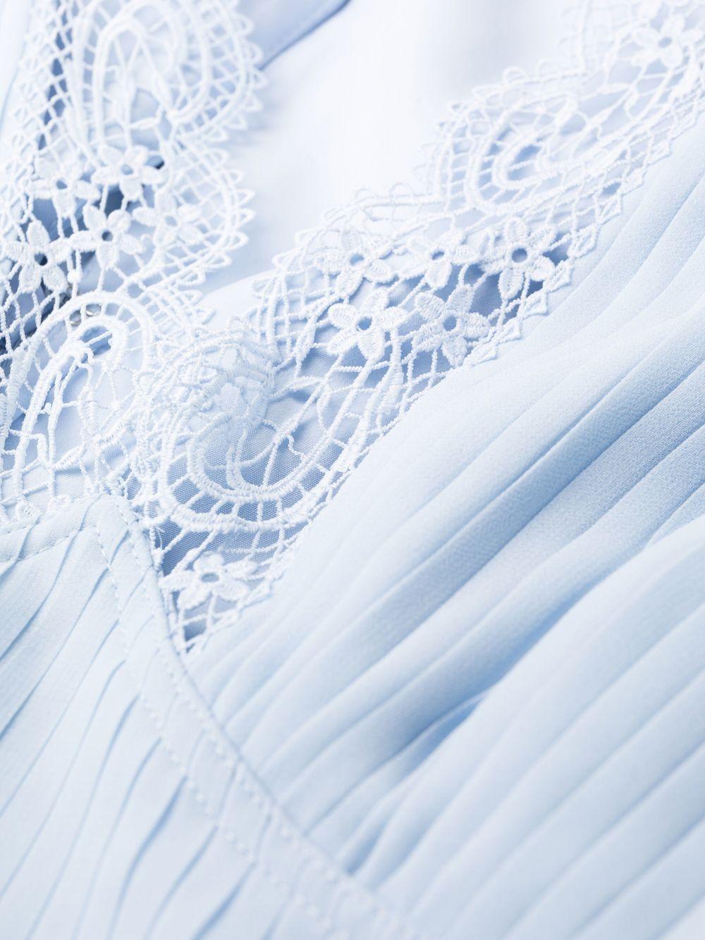 lace-detail belted dress Product Image