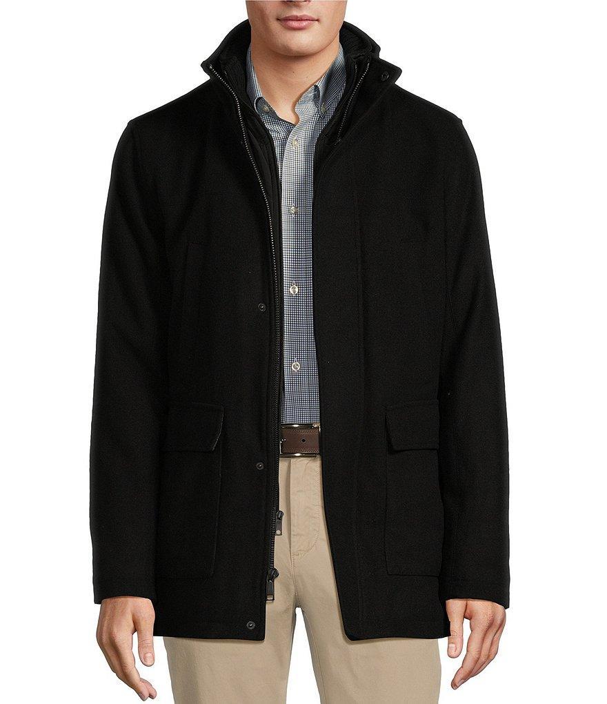 Roundtree & Yorke Long Wool Blend Coat Product Image