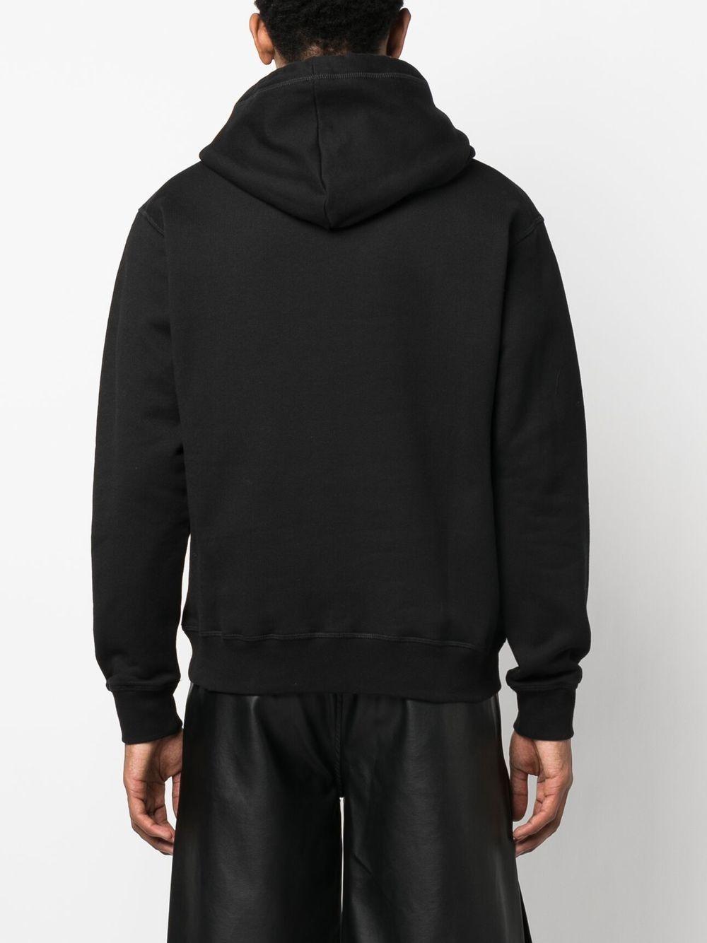 logo-print cotton hoodie Product Image
