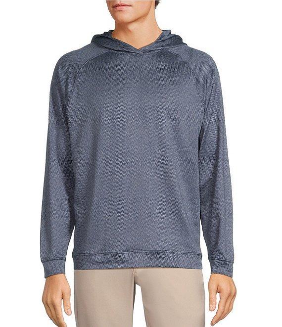 Roundtree & Yorke Performance Long Sleeve Herringbone Jacquard Hoodie Product Image