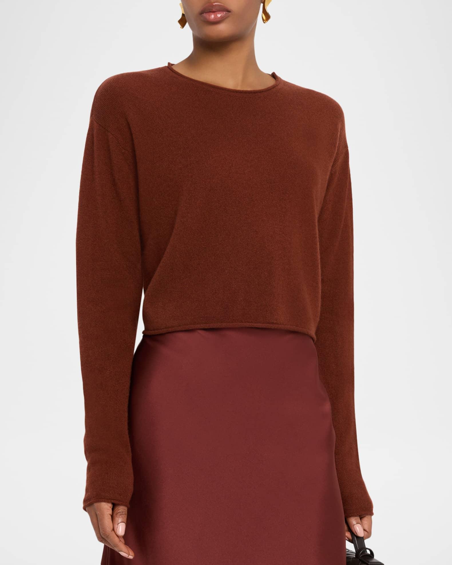 Lance Cropped Cashmere Pullover Product Image